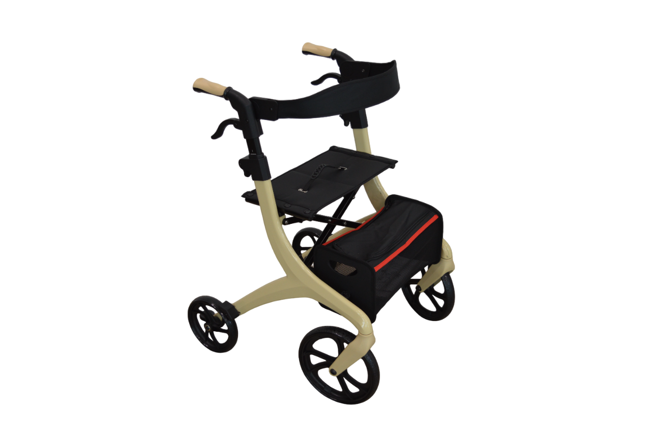 Homecare Rollator Lichtgewicht Design Inclusief Rugleuning En