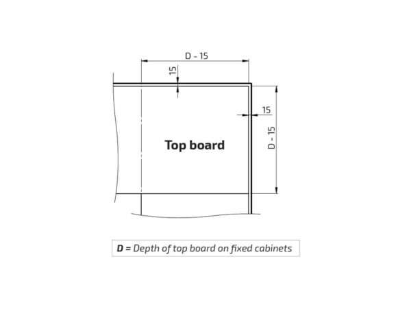 Baselift Corner 6303 - Wand gemonteerd