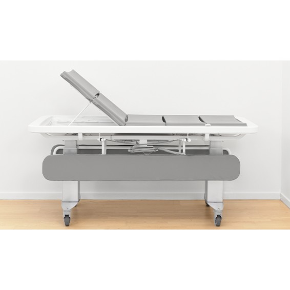 Mobiele douchestretcher / aankleedtafel - op wieltjes