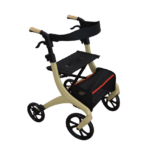 Homecare Rollator - Lichtgewicht Design - Inclusief Rugleuning en Opbergtas - Tot 136 kg
