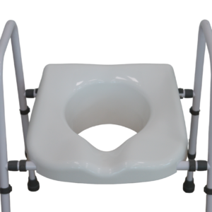 Toiletframe met Zitting en Hygiëne Uitsparing – Optimaal Comfort en Ondersteuning