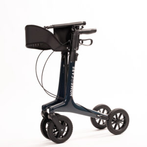 Homecare premium lichtgewicht 5,4 kg - carbon rollator - 150 kg draaggewicht - Opvouwbaar - blauw - Afbeelding 12