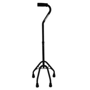 Vierpoot wandelstok tot 114 kg - In hoogte verstelbaar (zwart) Vierpoot wandelstok tot 114 kg - In hoogte verstelbaar (zwart)