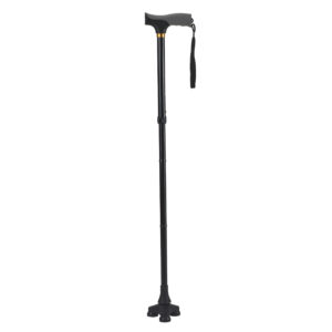 Opvouwbare wandelstok - Verstelbaar 78 t/m 88 cm (Zwart) Opvouwbare wandelstok - Verstelbaar 78 t/m 88 cm (Zwart)
