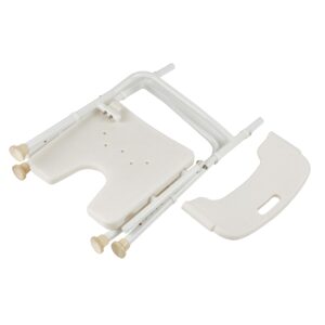 Opvouwbare douchestoel tot 136 kg - Hygiëne uitsparing en verstelbaar