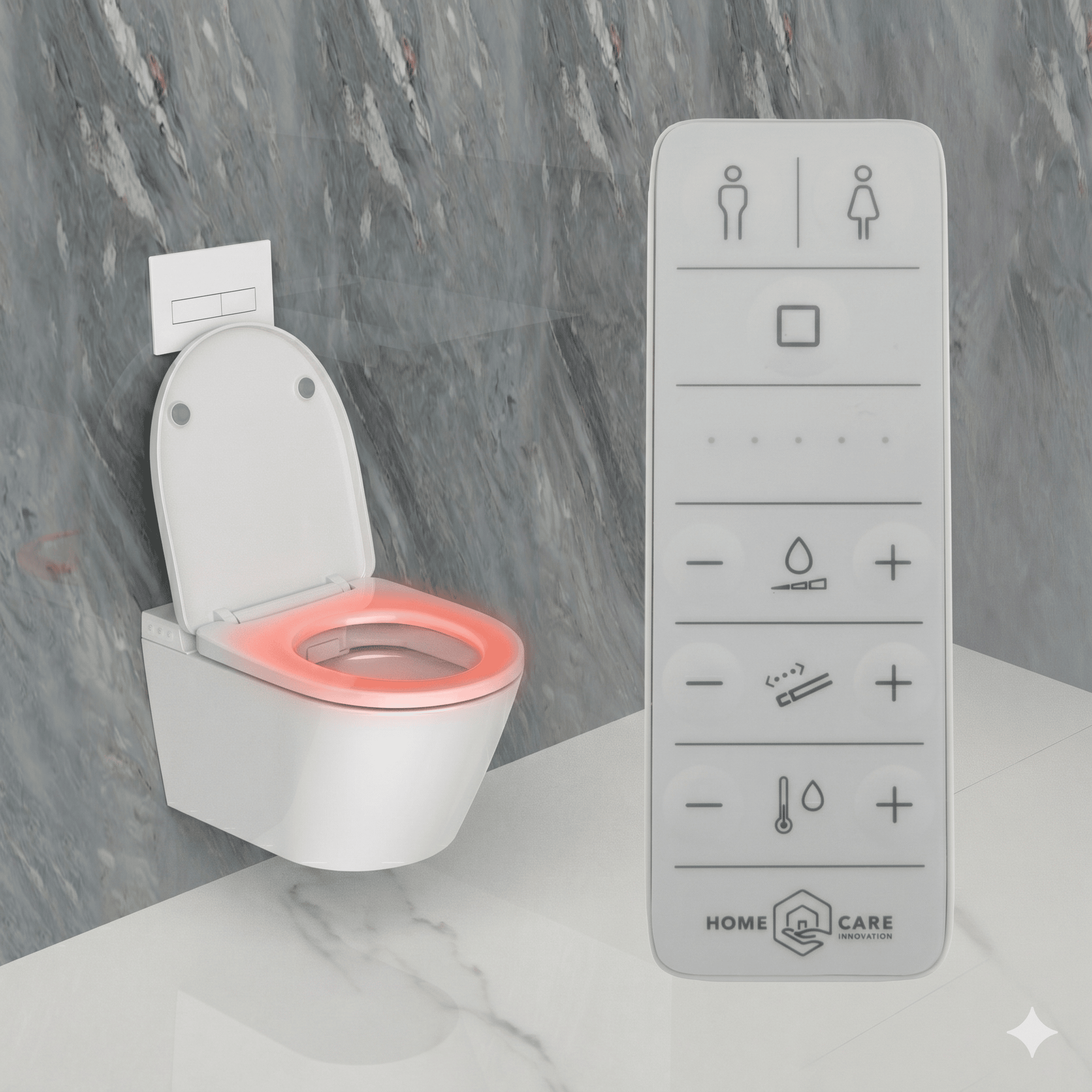 Homecare Douche WC HCE991 met verwarmde bril